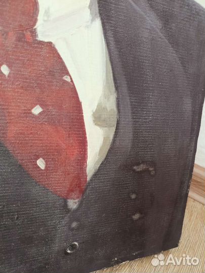 Портрет Ленина холст