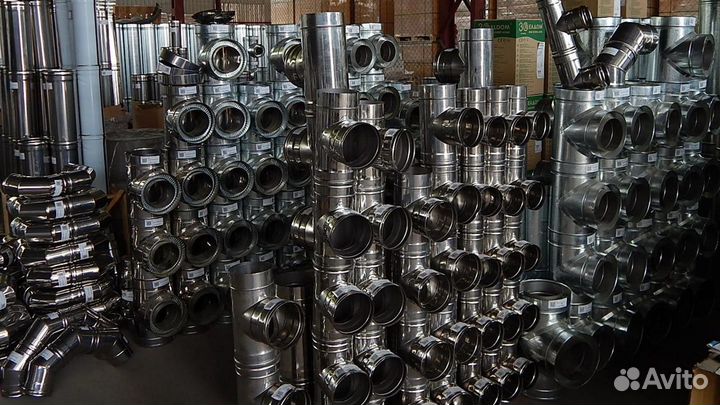 Одностенные,сэндвич трубы для дымохода