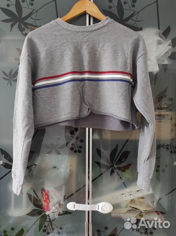 Укороченная кофта лонгслив