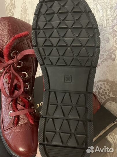 Ботинки зимние 38