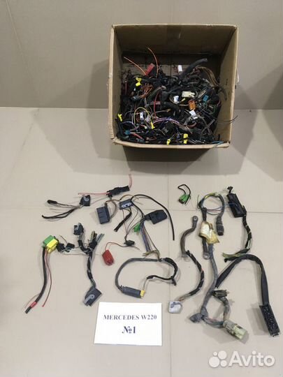 Фишки, разъемы Mercedes w220 5.0