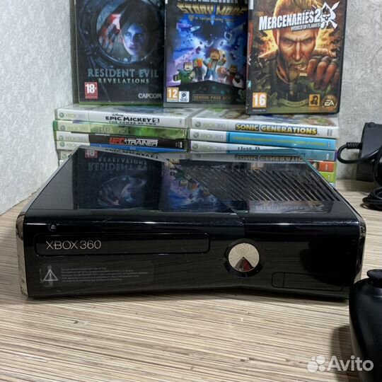 Xbox 360 Slim 250Gb LT3 + 17Дисков