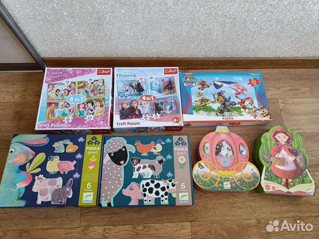 Пазлы для детей Djeco и другие