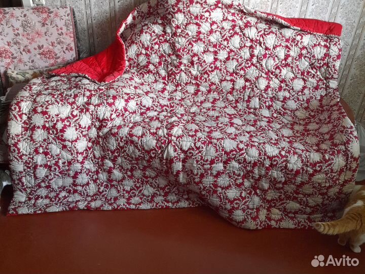 Одеяло стеганое шерстяное