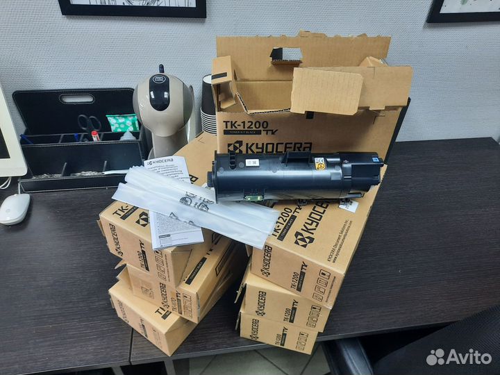 Картридж Kyocera TK-1200 пустые оригинальные, 6 шт