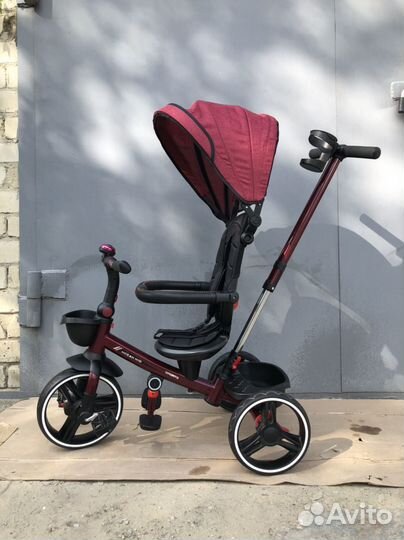 Коляска детский трехколесный велосипед
