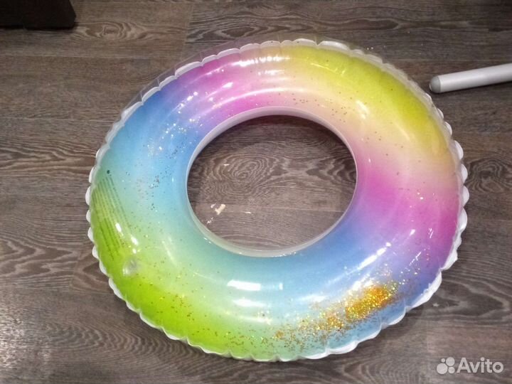 Круг для плавания детский. 60см-26см,с блёстками