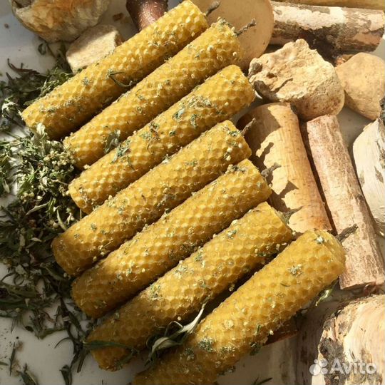 Свечи из натурального пчелиного воска