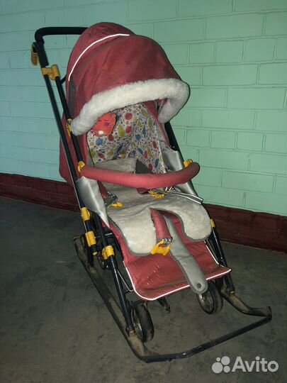 Санки коляска nika
