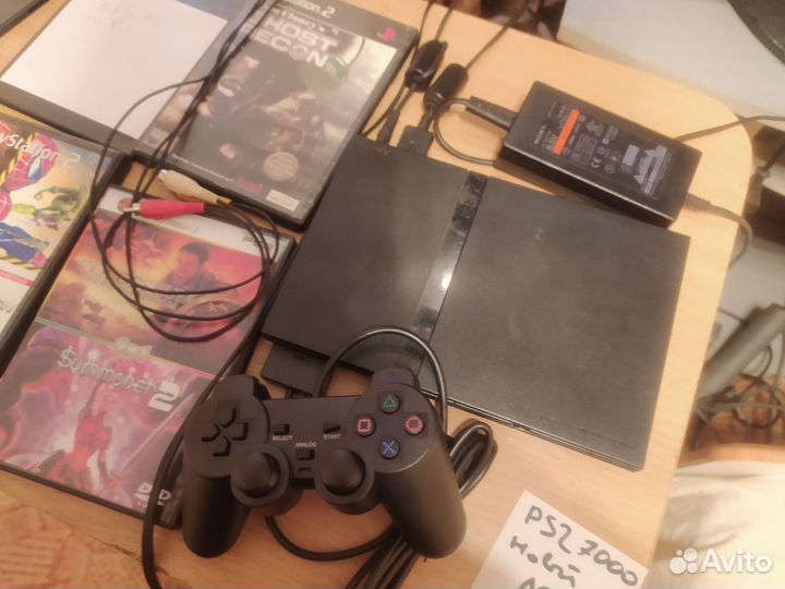 Sony PS2 чипованная новый лазер 64гб юсб fmcb игры