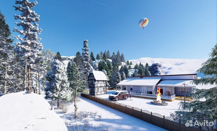 Дизайн 3D визуализация Наружная реклама Ландшафт