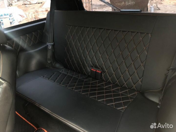 Обивка сидений из экокожи для LADA 4x4 Урбан