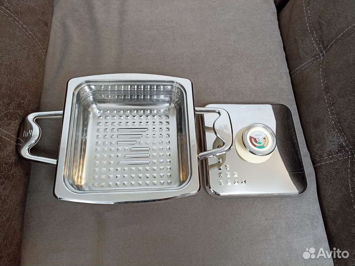 Квадро Сковорода сотейник Zepter Все виды плит