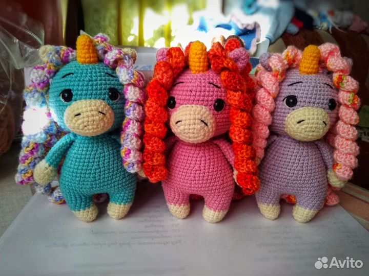 Вязаные игрушки в наличии и на заказ