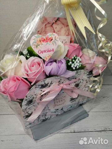 Букеты из мыльных лепестков