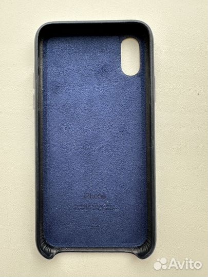 Чехол на iPhone Xs (Pitaka + кожа орига Apple)