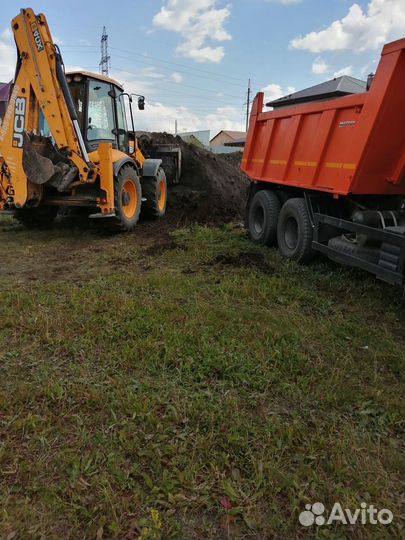 Услуги экскаватор погрузчик уборка снега