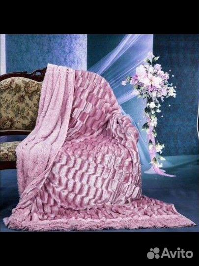 Плед-травка двухсторонний