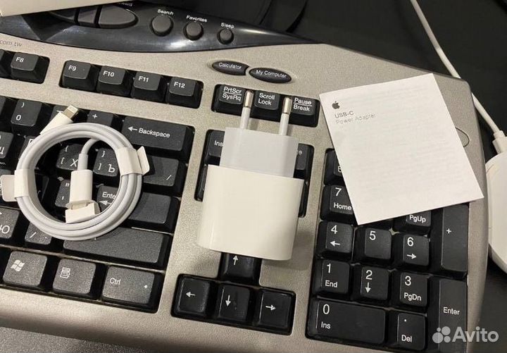 Блок питания apple 20w + шнур
