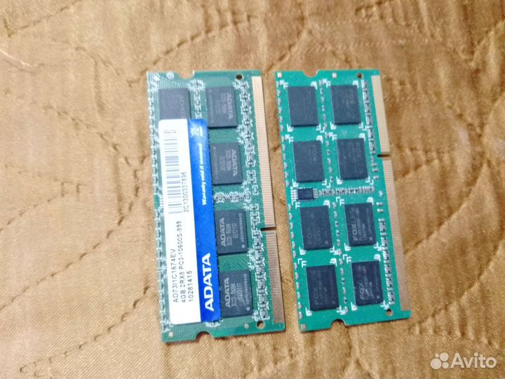Оперативная память ddr3 для ноутбука 4gb