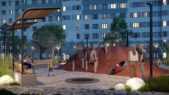 3-к. квартира, 63,5 м², 9/23 эт.