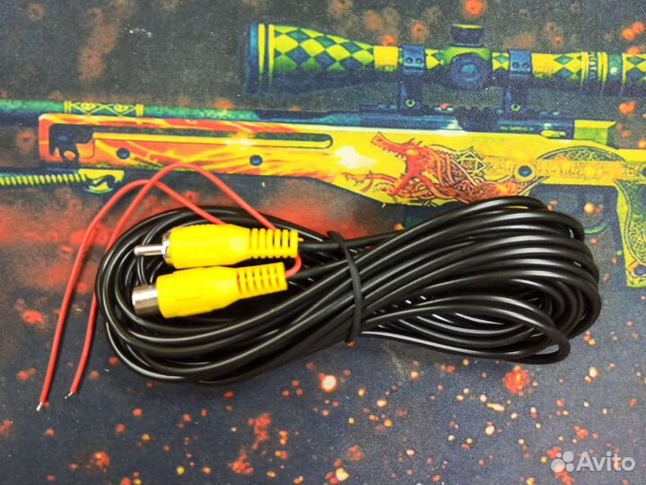 Кабель-удлинитель RCA для камеры заднего вида 5m