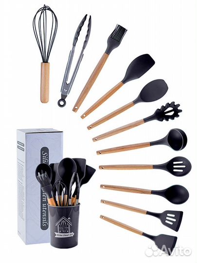 Набор кухонных принадлежностей 11 в 1