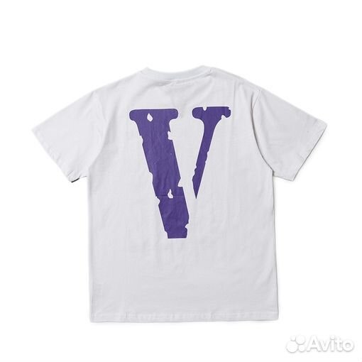 Футболка Vlone Basic White Purple