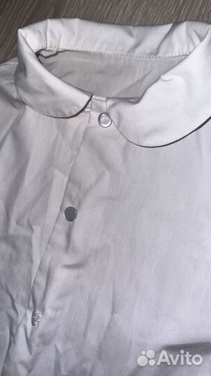 Рубашка школьная кардиган 134