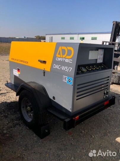 Дизельный винтовой компрессор 5 кубов 6-9 атмосфер