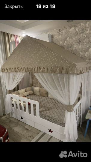 Текстиль для кроватей домиков