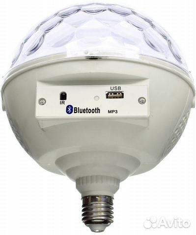 Световое шоу, лампа Е27, MP3/USB(G), Bluetooth