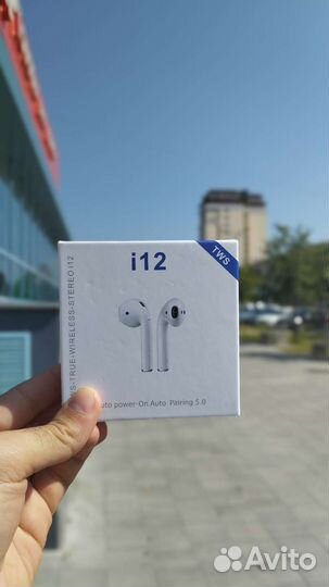 Наушники Airpods i12 беспроводные