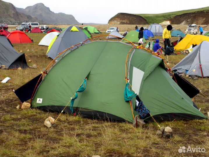 Палатка трёхместная vaude Mark II Long