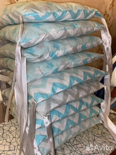 Бортики подушки в детскую кроватку