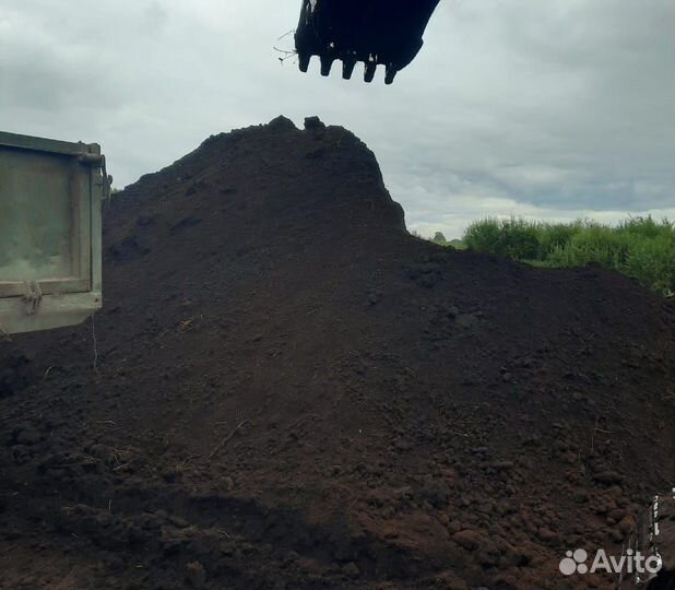 Земля плодородная чернозем грунт с доставкой