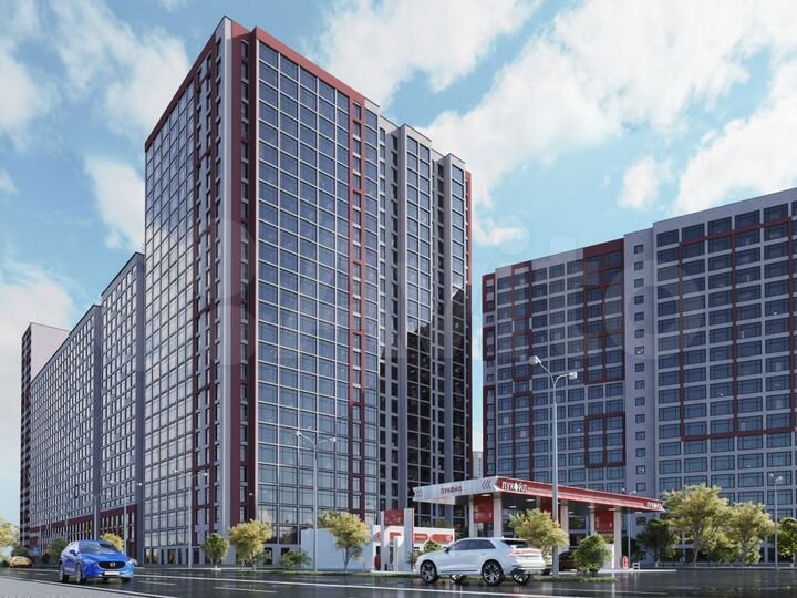 3-к. квартира, 71,1 м², 26/27 эт.