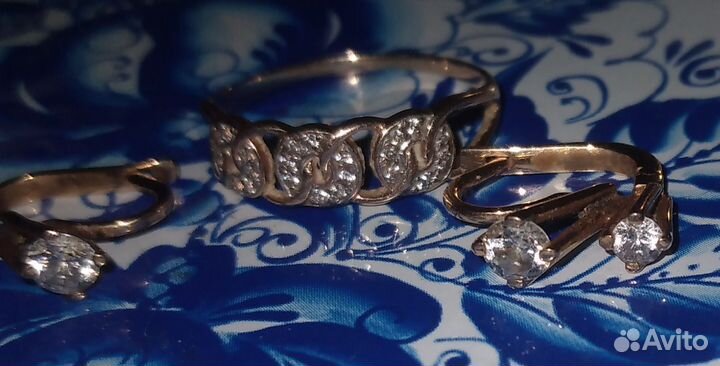 Кольцо с природным бриллиантом