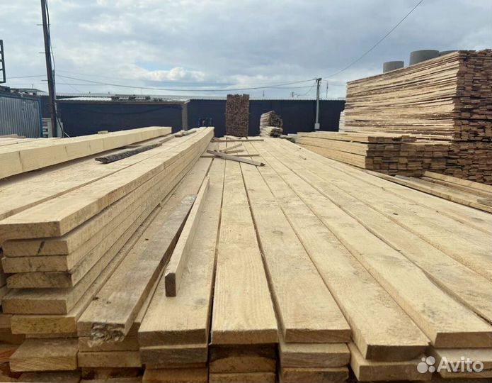 Доска обрезная 25х150х6000