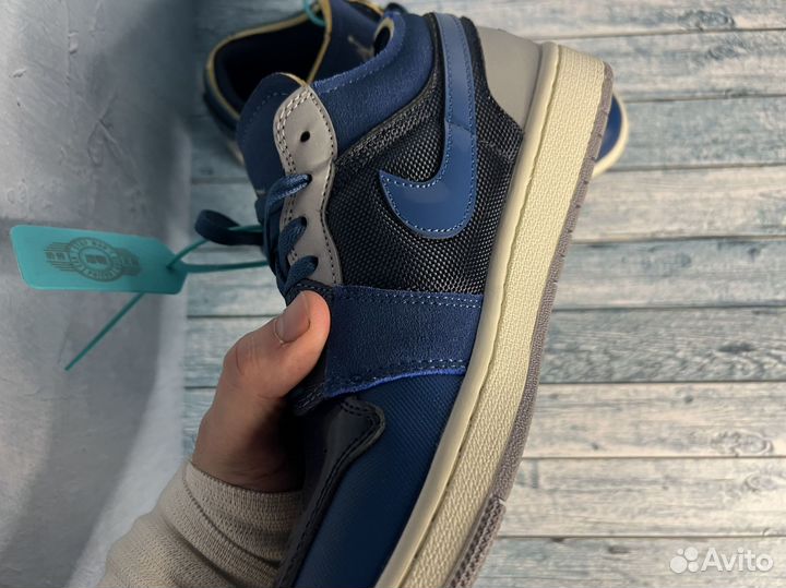 Кроссовки Nike Air Jordan 1 Low Obsidian (Poizon)