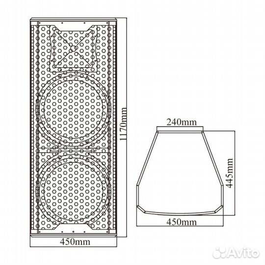 Акустическая система BLG BW 12-215A1