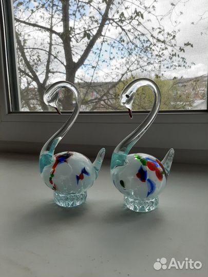 Стеклянные статуэтки