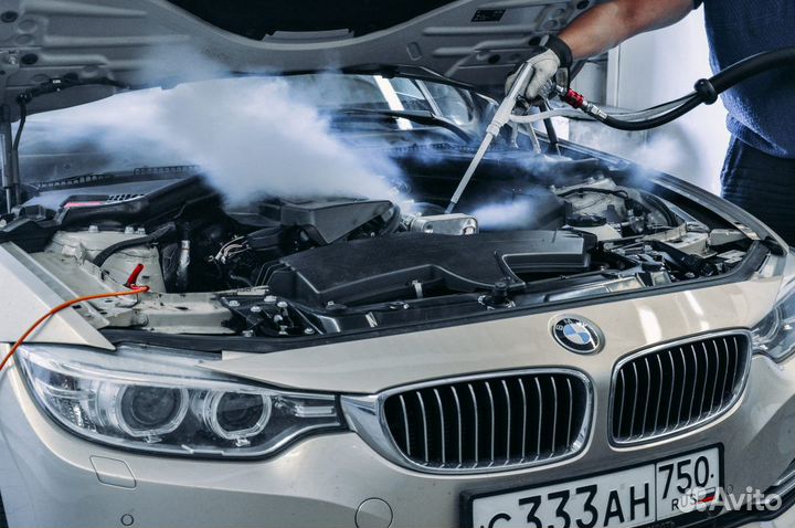 Химчистка салона автомобиля сухим льдом