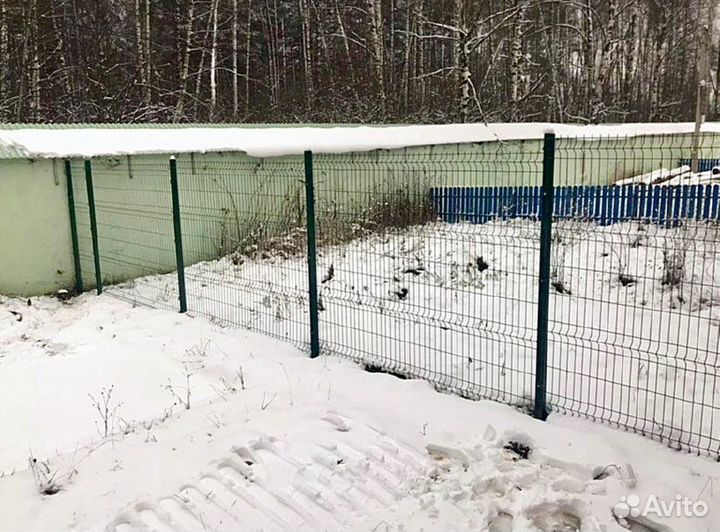 Забор из 3д сетки
