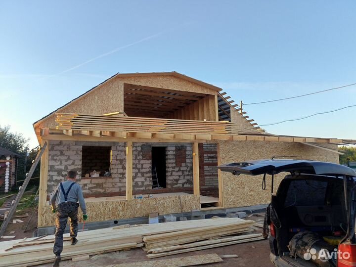 Ремонт фундамента постройка крыши