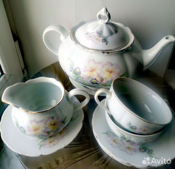 Чайный сервиз Чехия haas & czjzek Лилия
