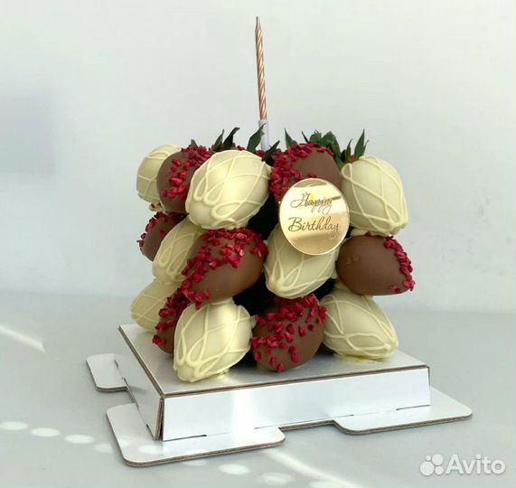 Клубника в шоколаде торт