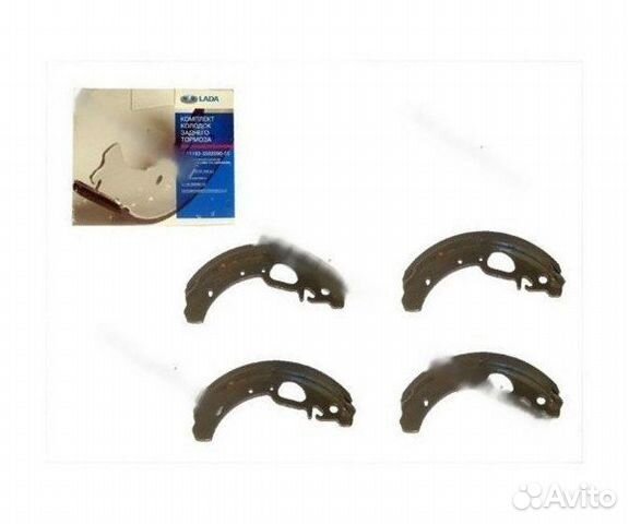 Колодка тормозная задняя ваз Лада 1118, 2170 под