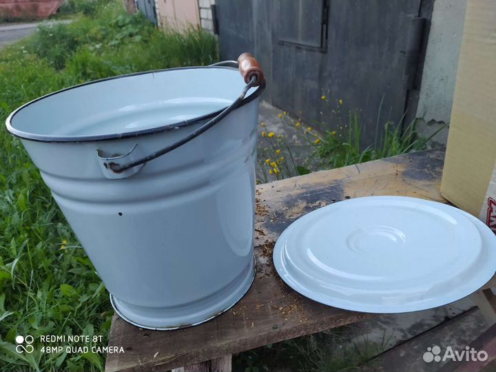 Ведро Эмалированное.Таз Оцинковка