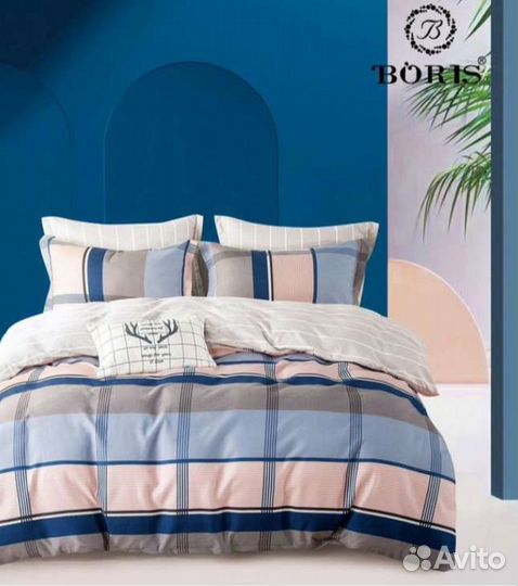Евро комплект постельное бельё фирма Boris